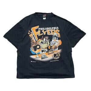 Vintage Taz  Philadelphia Flyers Looney Tunes Hockey T-Shirt